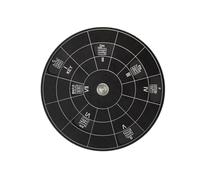 Uqezagpa Circles of Fifths Wheel Chord Wheel Music Theories Plate Learning Tool Lega di Alluminio Melodie Chord Tool Facile