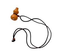 Uqezagpa Collana con ciondolo a forma di zucca in legno alla moda, lunga catena regolabile, adatta per abbinare il maglione con ciondolo lungo, light color rope, come descritto, come descritto