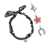 Uqezagpa Collana creativa con anacardi, facile da legare e regolare, per lavoro o occasioni informali, One Size, come descritto, come descritto