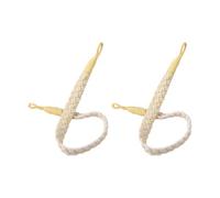 Uqezagpa Confezione da 2 Fermatenda per Tende in Tessuto Intrecciato Fatto a Mano Corda Fermatenda per Tendaggi per Finestre Cinghie Cordoncini Accessori Accessori per Finestre