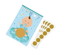 Uqezagpa Confezione da 24 carte da gioco per baby shower, biglietti per lotterie, eccitanti, feste divertenti, rompighiaccio