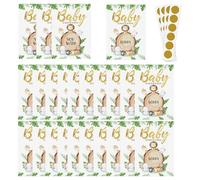 Uqezagpa Confezione da 24 carte da gioco per baby shower, biglietti per lotterie, eccitanti, feste divertenti, rompighiaccio
