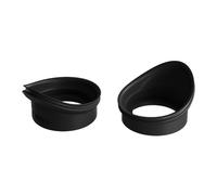 Uqezagpa Confezione doppia di coperture oculari in silicone, comode protezioni per gli occhi, adatte per ricerca scientifica e osservazione fai da te, occhiali antiriflesso