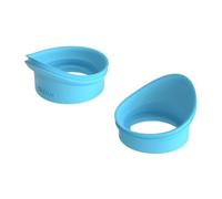 Uqezagpa Confezione doppia di coperture oculari in silicone, comode protezioni per gli occhi, adatte per ricerca scientifica e osservazione fai da te, occhiali antiriflesso