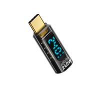 Uqezagpa Convertitore adattatore display digitale tipo C 240 W erogazione di potenza per una ricarica efficiente trasferimento dati attraverso vari dispositivi Chiaro Shell Connettore USB C