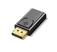 Uqezagpa Convertitore HDMI 1080P 60Hz DisplayPort a HDMI Adattatore audio chiaro Sincronizzazione video Plug & Play per PC e