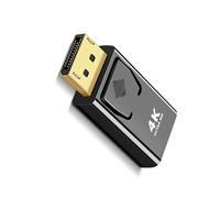 Uqezagpa Convertitore HDMI 1080P 60Hz DisplayPort a HDMI Adattatore audio chiaro Sincronizzazione video Plug & Play per PC e