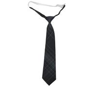Uqezagpa Cravatta a scacchi pre-annodata con fiocco uniforme da scuola per ragazze cravatte studente JK Preepy Look Abito scolastico Papillon per ragazzo, Nessun pagamento nodo, Taglia unica