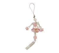 Uqezagpa Creativo Meduse Venti Chimes Pendente di Vetro Della Catena Del Telefono Decorazione Per Personalizzare Stili Abbigliamento Casual Abiti Eleganti Titolare, Misura unica, come descritto, come