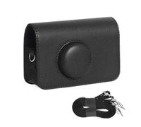 Uqezagpa Custodia in pelle PU per H35 501F Protector Retro Camera Bag Custodie protettive con tracolla regolabile, Nero , 12.8x6x9cm