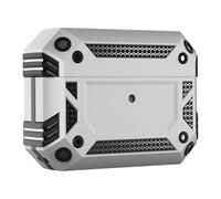 Uqezagpa Custodia per auricolari in TPU con materiali ammortizzanti anti graffio con cinghie staccabili per il terzo appassionato di sport escursionismo corsa per custodia