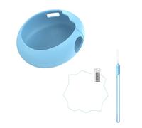 Uqezagpa Custodia protettiva ergonomica, custodia protettiva per paradiso giocattolo digitale interattivo per animali domestici, con cordino staccabile e pellicola protettiva in silicone trasparente