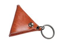 Uqezagpa Custodia protettiva per plettro per chitarra portatile, custodia triangolare, pratica custodia portatile, A