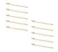 Uqezagpa Delciate Catena a coda in acciaio inox artigianale pratica in acciaio inox 5 cm estensione catena coda per gioielli personalizzati catena Extender, water droplets, come descritto, come
