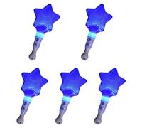 Uqezagpa Di 5 Colorful LED Glow Sticks Lampeggiante Bastoni Cuore Stella A Forma di Luce Up per Partito Led Glow Rod Night Club Party Forniture