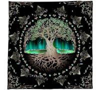 Uqezagpa Divinazioni Tovaglia Albero Delle Vite Astrologia Tarocchi Carte Tovaglia Altari Panno Divinazioni Gioco Da Tavolo Accessori Carte Tovaglia Decori Parete