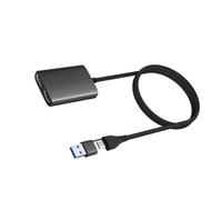 Uqezagpa Doppio Monitor HDTV-compatibile Extender USB Tipo C A 2 HDTV-compatibile Interfacciato Sostenere Risoluzione 4K1080P USB C al convertitore