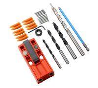Uqezagpa Doweling Jig Pocket Hole Doweling Jig Pocket Hole Jig per la lavorazione del legno, accurata e conveniente per appassionati e artigiani