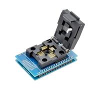 Uqezagpa Efficiente TQFP44 a DIP40 Presa di programmazione Chip Socket Burning Seat per un facile utilizzo nello sviluppo elettronico IC Converter