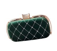Uqezagpa Elegante borsa a tracolla da donna, borsa da sera adatta per feste e incontri di fine anno e celebrazioni, borsa alla moda, Verde, One Size