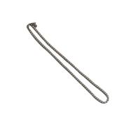 Uqezagpa Elegante Catena Perle Per Perle Grigie In Argento Collana Grigia Argento Collana Un Unico Catena Del Collo Per Occasioni Memorabili Abbigliamento Da Ufficio Alla