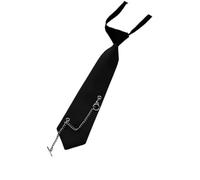 Uqezagpa Elegante collana girocollo con ciondolo a forma di cuore, pratico papillon in poliestere, per ragazze, feste di compleanno, uso quotidiano, elegante cravatta a forma di cuore con catena in