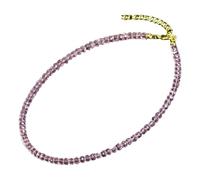 Uqezagpa Elegante collana girocollo sottile con cristalli fini per le donne alla moda gioielli per feste accessori date, Length 45cm, Cristallo artificiale, Nessuna pietra preziosa