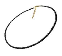 Uqezagpa Elegante collana girocollo sottile con cristalli fini per le donne alla moda gioielli per feste accessori date, Length 45cm, Cristallo artificiale, Nessuna pietra preziosa