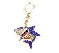 Uqezagpa Elegante Portachiavi Con Creatura Sottomarina Opzione Regalo Versatile Opere D'arte Kirsite Con Dettagli In Abbagliante Gioielli Portachiavi Colorati Pesci