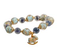 Uqezagpa Eleganti perline naturali di cristallo che si illuminano al buio, ideali per una serata fuori, comodità, per molteplici occasioni