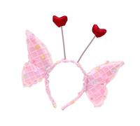 Uqezagpa Farfalla Fasce Con Amore Cuore Disegni Cosutme Puntelli Per Matrimonio Evento A Tema Donne Festival Headpeice Accessori Donne