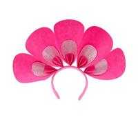Uqezagpa Fascia per capelli con petali scintillanti, per danza, palcoscenico, gioco, costume, carnevale, accattivante costume floreale da indossare tutti i giorni