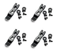 Uqezagpa Fondine Clip K Guaina Vita Clip Accessori Guaina In Acciaio Inox Clip Posteriore Fodero Trasporto Vita