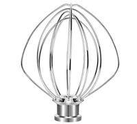 Uqezagpa Frusta a 6 fili Attacco a testa inclinabile per sostituire uova in acciaio inox K45WW pesanti torte crema maionese frusta gadget da cucina