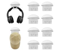 Uqezagpa Ganci da parete adesivi resistenti Installazione senza trapano Appendiabiti ABS per cappotto chiavi organizzazione stoccaggio senza trapano ganci da parete