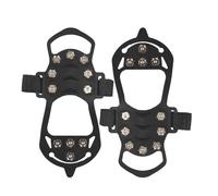Uqezagpa Ghiaccio Snow Grip Escursionismo Boot & Scarpa Trazioni Tacchetti Con 11 Denti Antiscivolo Inverno Ghiaccio Pinze Artigli Da Neve Facile Da Usare Antiscivolo Inverno Pinze