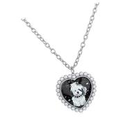Uqezagpa Gioielli per animali domestici con ciondoli a forma di cuore, gatti e cani, su una robusta catena in acciaio inox, gioielli per donne, One Size, come descritto, come descritto