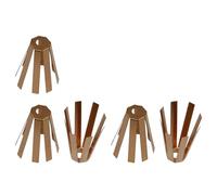 Uqezagpa Golfs Brass Shaft Adapter Shims 8 Claw Golf Strumenti di Montaggio Deformabile Per .350 .355 .370 Albero 5 Pz Adattatore In Ottone Distanziale Spessori Per Ferro