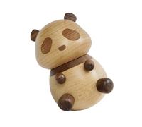Uqezagpa Grazioso porta stuzzicadenti in legno a forma di panda elegante dispenser per stuzzicadenti per