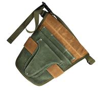 Uqezagpa Grembiule da giardino da donna, cintura regolabile con tasche, in tela cerata, resistente, cintura da lavoro per giardinaggio