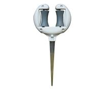 Uqezagpa Guida per tubo da giardino Posizionamento del tubo dell'acqua del chiodo che tiene il rullo liscio testa appuntita all'aperto Yard Garden Irrigazione Tool Guida del tubo flessibile