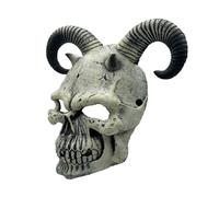 Uqezagpa Halloween demoni corna diavolo mostri horror party cosplay per feste in maschera case infestate decorazioni mascherate per uomini donne