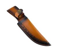 Uqezagpa Handcraft Top Grains Coltelli In Pelle di Mucca Guaina Protettore per Piccolo Diritto Impermeabile Escursionismo Accessori Fodero Cutter In Pelle
