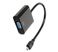 Uqezagpa HDTV al convertitore VGA risoluzione 1080P Plug and Play Design Texture per vari dispositivi Smartphone Display VGA Converter