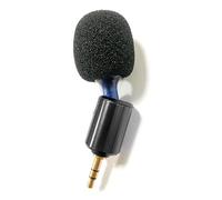 Uqezagpa High Fidelitys - Microfono per fotocamera da 3,5 mm, per microfono omnidirezionale professionale, facile da usare con fotocamere e microfono per PC