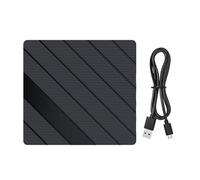 Uqezagpa Il CDDVD esterno portatile guida USB3.0 con la porta USB e il tipo C per lo scrittore portatile di DVD del PC portatile