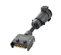 Uqezagpa Il connettore del rimorchio di modo della componente 7 dell'ABS progetta le spine dell'adattatore elettrico di Pin di 7 impermeabile 20cm per le applicazioni di rimorchio del connettore