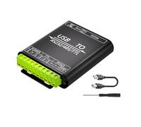 Uqezagpa Il convertitore USB industriale supporta USB a RS232 422 232 dispositivi multipli applicabili per connettore industriale maschio a femmina