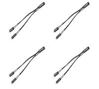 Uqezagpa Il distributore 2Pin del cavo del maglione femmina al collegamento maschio 2x sostiene il dispositivo multiplo che unisce il divisore Y dell'isolamento del PVC