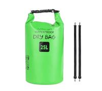 Uqezagpa Impermeabile Dry Bag Nuoto Sacchi Secco Sacchi Galleggianti Borse per Barca Pesca Rafting Nuoto Facile, Verde erba-25l, Height 37/44/54cm